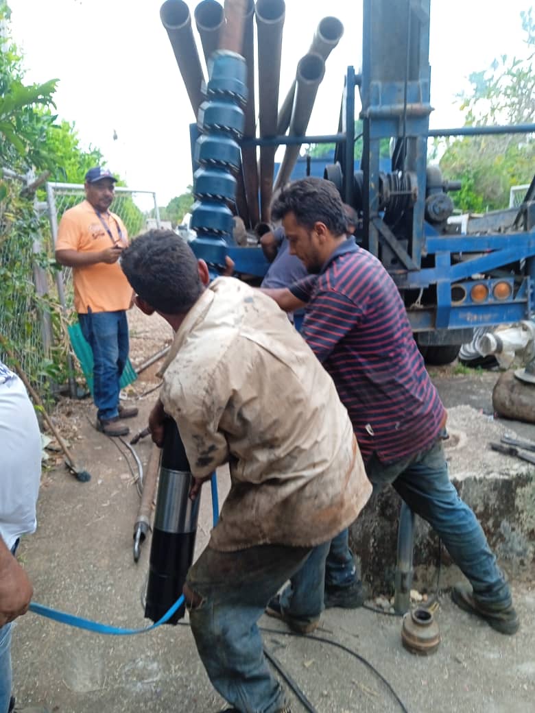 #Hidrocentro realizó la limpieza y mantenimiento del pozo profundo Brisas de Tamanaco, ubicado en el municipio Tinaquillo en Cojedes.