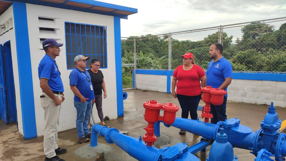 Hidrocentro activó estación de rebombeo San Luis I del municipio Tinaco