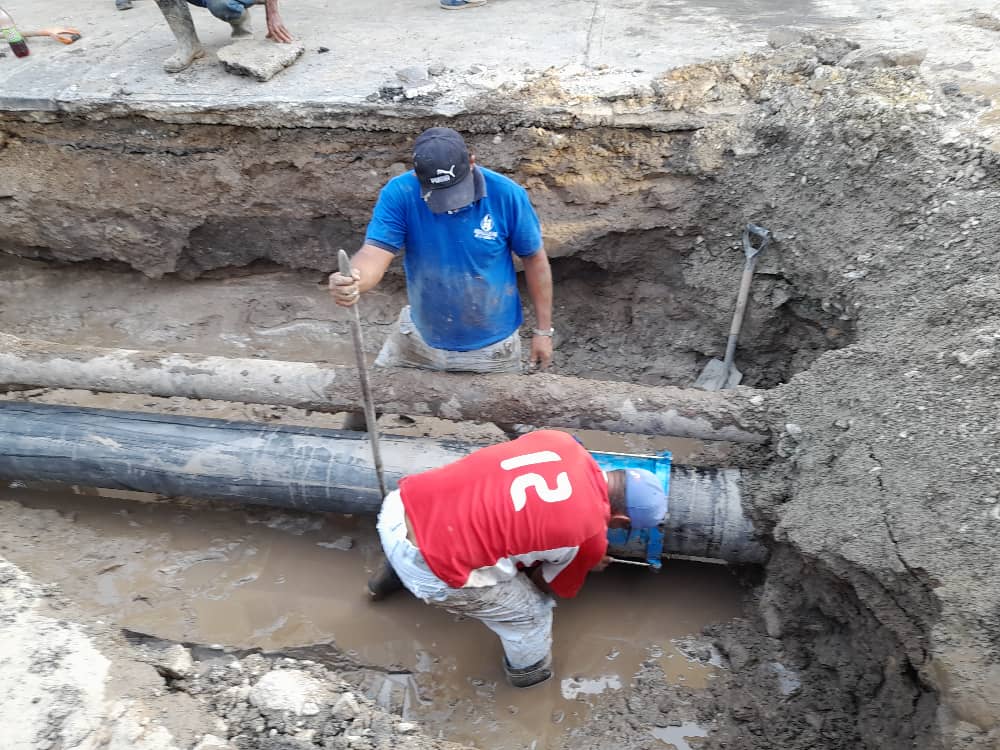 Hidrocentro ejecutó Plan Cero Fugas en Las Delicias de Maracay